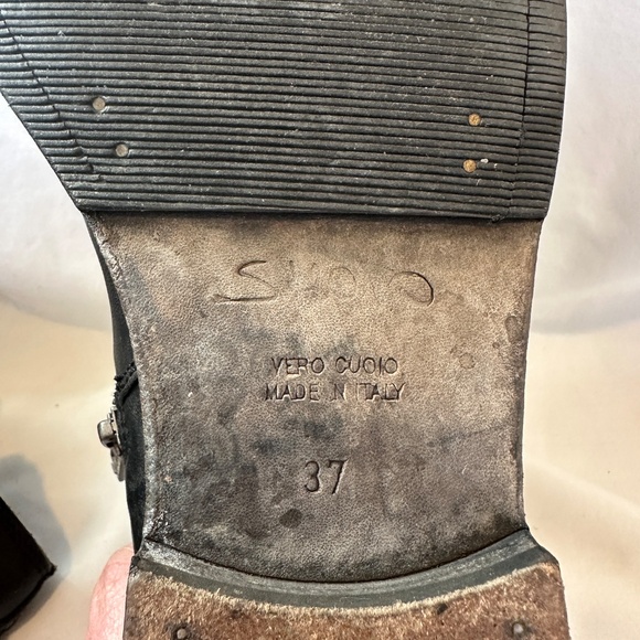 Women’s Black leather ankle boot Size 37 - Picture 5 of 7